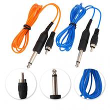 Silicone Tattoo Hook Line for Straight RCA Interface Tattoo Machine Power Supply Accessories Tattoo Clip Cord Line Wire Cables 2024 - compre barato