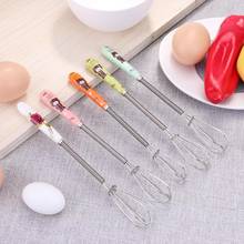 Egg Stirring  Ceramic Handle Hand Egg Beater Stainless Steel Hand Egg Beater Manual Egg Stirring Whisk Mixer Kitchen Tools 2024 - buy cheap