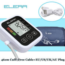 Monitor de pressão sanguínea, medidor digital portátil de pressão cardíaca, braçadeira medidora lcd 2024 - compre barato