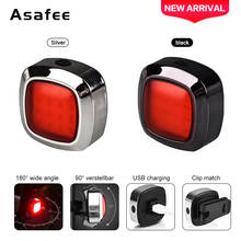 Bicicleta led luz da cauda ciclismo bicicleta lanterna traseira equitação luz traseira à prova dwaterproof água usb recarregável mountain bike vermelho led cauda-lâmpada