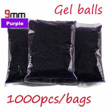 3Bags 10000 PCS/Bag  Purple 9mm Soft Water Bomb Crystal Bullet Gel ball Toy Accessories for Children Outdoor 2024 - buy cheap