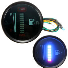 Medidor de combustible Universal para motocicleta y automóvil, pantalla LED modificada de 52MM y 12V de CC, indicador de nivel de combustible para Auto, motocicleta, barco, camión, RV 2024 - compra barato