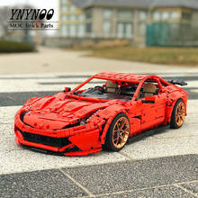 NEW RC Remote Control Car MOC-41271 F12 Super Sports Car Race Car MOC Building Blocks Bricks Kit Model Kids Toys Christmas Gifts 2024 - buy cheap