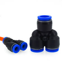 3 Way Port Y Shape Air Pneumatic Fitting 4mm 6mm 8mm 10mm 12mm 14mm 16mm OD Hose Tube Push In Gas Plastic Pipe Quick Connector 2024 - buy cheap