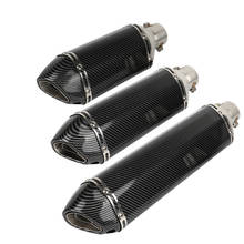 Hot Selling Carbon Fiber 51mm Motorcycle Exhaust Pipe Muffler Ak Exhaust Escape Pipe 2024 - buy cheap
