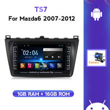 Reprodutor de vídeo dos multimédios do carro de android para o rádio de gps da navegação de mazda 6 2007 2008 - 2012 com a câmera traseira do mapa fm dvr nenhum dvd do ruído 2 2024 - compre barato