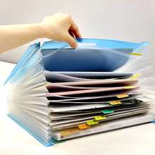 Pasta multi-camadas do estudante classificação informação folheto papel a4 inserir saco de papel contas de papel pasta de arquivo escritório supplie 2024 - compre barato
