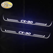 SNCN Car LED Door Sill For Mazda CX-30 CX30 2020 2019 Ultra-thin Acrylic Dynamic LED Welcome Light Scuff Plate Pedal 2024 - buy cheap