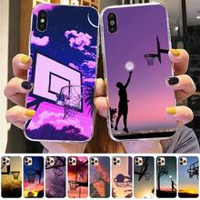 Чехол для телефона Yinuoda с Баскетбольным кольцом для iPhone 8 7 6 6S Plus X 5S SE 2020 XR 11 12 pro XS MAX 2024 - купить недорого