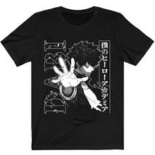 Meu herói academia camiseta masculina algodão t camisa anime dabi roupas anime tshirt topos t harajuku streetwear 2024 - compre barato