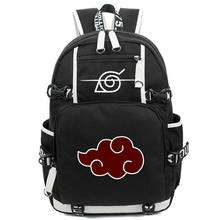 Anime Cosplay Backpack Akatsuki Sharingan Student School Shoulder Bag Teentage Laptop Travel Rucksack Gift 2024 - compre barato