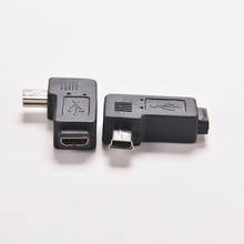 Mini USB Type A Male To Micro USB B Female USB Micro 5 Pin Female to Mini 5Pin Male 90 Degree Left Angle Adapter 2024 - buy cheap