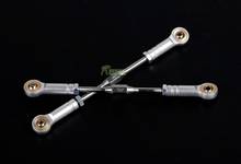 Alloy CNC Steering Tie Rod Pull Rod Fit for 1/8 HPI Racing Savage XL FLUX Rovan TORLAND Monster Brushless Truck Parts 2024 - buy cheap
