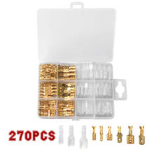 2.8/4.8/6.3mm Crimp Terminals Insulated Seal Electrical Wire Connectors Crimp Terminal Connector Assortment Kit 270/150/120pcs 2024 - buy cheap