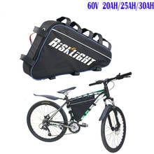 60v 25ah 20ah 30ah Ebike lithium ion battery 60 Volt 2000w electric bike battery triangle bag battery  электровелосипед 3000w 2024 - buy cheap