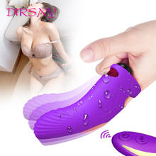Dirsny Finger Vibrator Sex Toys For Women Clitoris Stimulation Finger Sleeve G Spot Massage Bullet Vibrator Adult Sex Product 2024 - buy cheap