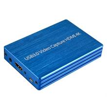 видеокарта 4K 1080P HDMI-compatible to USB 3.0 Video Capture Card for OBS Live Stream Broadcast Case 2024 - buy cheap