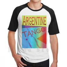 Argentine Tango T Shirt Diy Big Size 100% Cotton Argentine Tango Tango Dance Abstract Colorful 2024 - buy cheap
