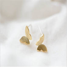 Fashion beautiful butterfly stud earrings Delicate Insect stud earrings 10PCS/LOT 2024 - buy cheap