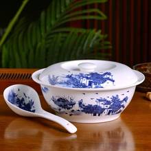 Jingdezhen Ceramic Soup Bowl with Cover Spoon Chinese Household Soup Pot Bone china Bowls  Ramen Container Microwave Tableware 2024 - buy cheap