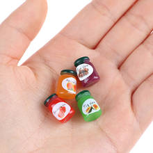 New Arrival 2Pcs/Set Cute Food Fruit Jam Bottle Play Mini Food For Dollhouse Kitchen Toys 2024 - buy cheap