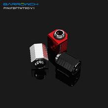 Barrowch PC water cooling Rotary Fittings 90 degree tube connector G1/4 Adapter Male to Female water cooler FBFTWT90-V1 2024 - buy cheap