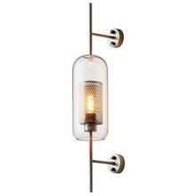 Vintage glass wall lamp industrial wall sconce loft decorative bedside bedroom wall light retro light fixtures in bathroom foyer 2024 - buy cheap