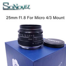 25mm F1.8 Manual Focus MF Prime Lens for Olympus Panasonic Micro 4/3 M4/3 EP5 GX7 GX8 GX9 OM-D E-M5 E-M1 E-M10 E-PL7 E-M1 III 2024 - buy cheap