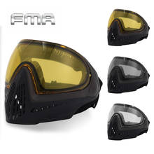 FMA F1 Tactical Airsoft Masks MilitaZry Shooting Paintball Protective Mask Double-layer Dust Anti-Fog PC Lens Mask 2024 - buy cheap