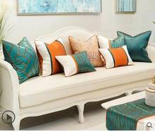 Light luxury sofa hug pillowcase Simple modern orange living room bed big hug pillowcase 2024 - buy cheap