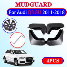 Car Mudflaps for Audi Q3 8U 2011~2018 Fender Mud Guard Flap Splash Flaps Mudguards Accessories 2012 2013 2014 2015 2016 2017 2024 - buy cheap