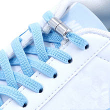 Плоские эластичные шнурки для мужчин и женщин, 1 пара 2024 - купить недорого