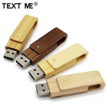 TEXT ME-Unidad flash usb 2,0, modelo giratorio de 4GB, 8GB, 16GB, 32GB y 64GB, logotipo de regalo grabado 2024 - compra barato