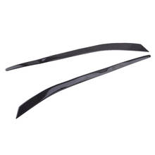 2Pcs Car Headlight Eyelid Eyebrow Cover Trim Sticker Fit for Mitsubishi Lancer Evo 2008-2010 2011 2012 2013 2014 Carbon Fiber 2024 - buy cheap