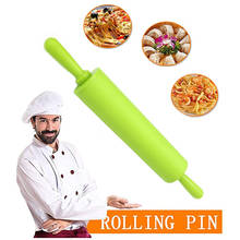 Non-stick Silicone Rolling Pin Fondant Dough Roller 2 Sizes Rolling Pin Colorful Pastry Tool Kitchen Gadgets 35 2024 - buy cheap