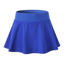 Falda corta atlética de secado rápido para mujer, falda para correr, tenis, pantalón corto incorporado 2024 - compra barato