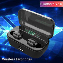 G65 Bluetooth 5,0 беспроводные наушники, мини-наушники, зарядное устройство для телефона, гарнитура для Iphone xiaomi samsung Huawei oppo 2024 - купить недорого