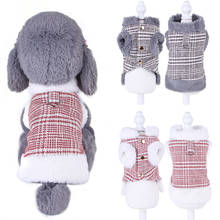 Roupas de inverno para pets, roupa para animal de estimação, jaqueta e colete para cachorro pequeno, traje para animais de estimação, poodle, pomerania, schúzer 2024 - compre barato