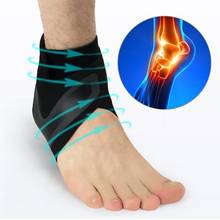 Faixa de tornozelo elástica ajustável, suporte, basquete, protetor de pé, envoltório elástico, livre ajuste, bandagem do pé 2024 - compre barato
