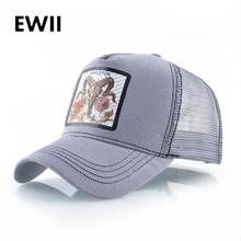 Новая регулируемая летняя бейсбольная кепка, мужская Кепка snapback, модная дышащая сетчатая шляпа для папы, женская кепка в стиле хип-хоп 2024 - купить недорого
