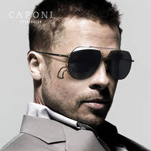 CAPONI Fashion Sun Glasses Men Women Nylon Polarized Lenses Driving Shades Anti Glare Classic Style Sunglasses UV400 CP7023 2024 - buy cheap