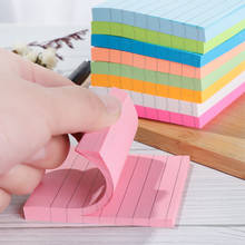 80 Pages Candy Color Sticky Notes Square Memo Pad Paster Stickers Bookmark Marker Memo Paper Sticker Stationery Office Supplies 2024 - buy cheap
