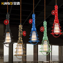 Loft American Retro Pendant Lamp Pendant Industrial Style Single Head Restaurant lustre pendente 2024 - buy cheap