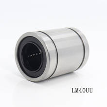LM40UU шариковый Подшипник Втулка 40*60*80 мм (1 шт.) Подшипники линейного движения LM40 UU 3D печать 2024 - купить недорого