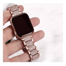 Lady strap for Apple Watch band 40mm 44mm iWatch band 38mm 42mm Bling Stainless Steel bracelet Apple watch series 3 4 5 SE 6 2024 - buy cheap