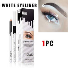 Waterproof White Eyeliner Makeup Smooth Easy to Wear Eyes Brightener Eye Liner Pen Waterproof Make Up White EyeLiner Pencils 2024 - buy cheap