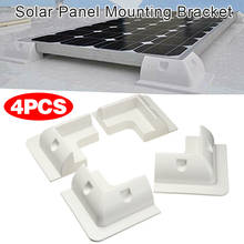 Kit de soporte de fijación de Panel Solar blanco para caravanas, accesorios de mejora para el hogar, 4 Uds. 2024 - compra barato