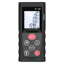 Handheld Digital Laser Distance Meter 80m to 150m LCD 2 Bubble Levels Range Finder Diastimeter Distance Area Volume Measurement 2024 - buy cheap