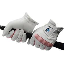 Women Golf  Gloves Sheepskin Breathable Golf Gloves Wear-resistant Non-slip Golf Accessories 2024 - buy cheap