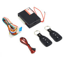 Sistemas de alarme do carro universal kit remoto central fechadura da porta do veículo keyless sistema entrada travamento central com controle remoto 2024 - compre barato